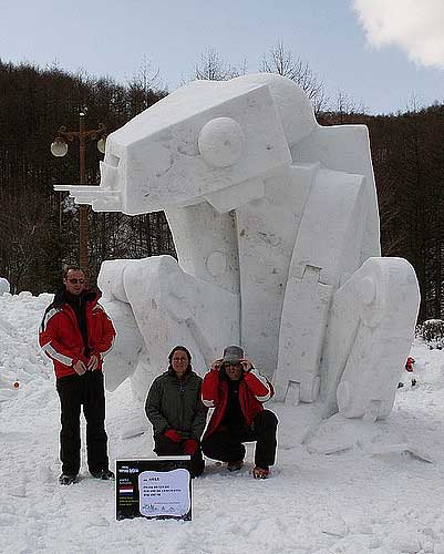 Wilfred Stijger & Edith Van de Wetering ice snow sculpture