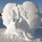 Wilfred Stijger & Edith Van de Wetering ice snow sculpture