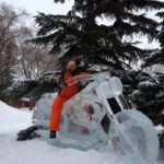 Wilfred Stijger & Edith Van de Wetering ice snow sculptue