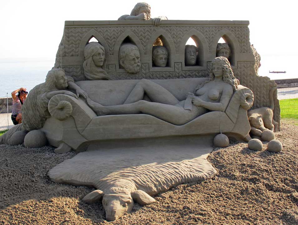 Wilfred Stijger sand sculpture